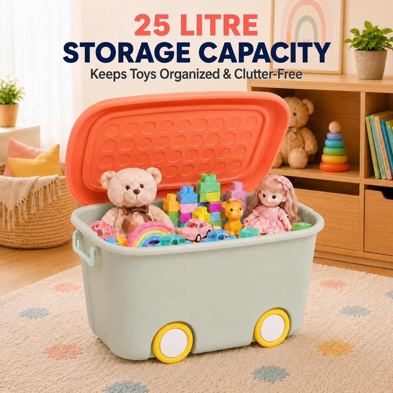 STAR WORK 25 Liters/Toy Storage Boc Large Size/Toy Storage